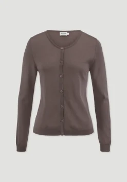 hessnatur Strickjacke Regular aus TENCEL™ Lyocell mit Bio-Baumwolle von|Damen Strickjacken