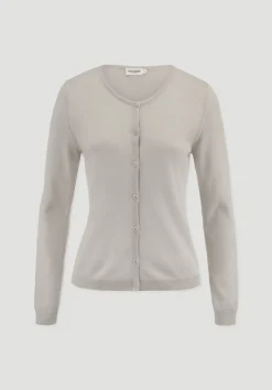 hessnatur Strickjacke Regular aus TENCEL™ Lyocell mit Bio-Baumwolle von|Damen Strickjacken