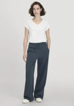 hessnatur Sweat Hose Wide Leg Relaxed aus reiner Bio-Baumwolle von|Damen Hosen & Shorts|Sweat