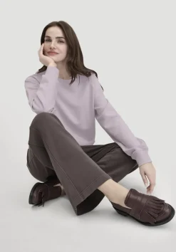 hessnatur Sweat Hose Wide Leg Relaxed aus reiner Bio-Baumwolle von|Damen Hosen & Shorts|Sweat