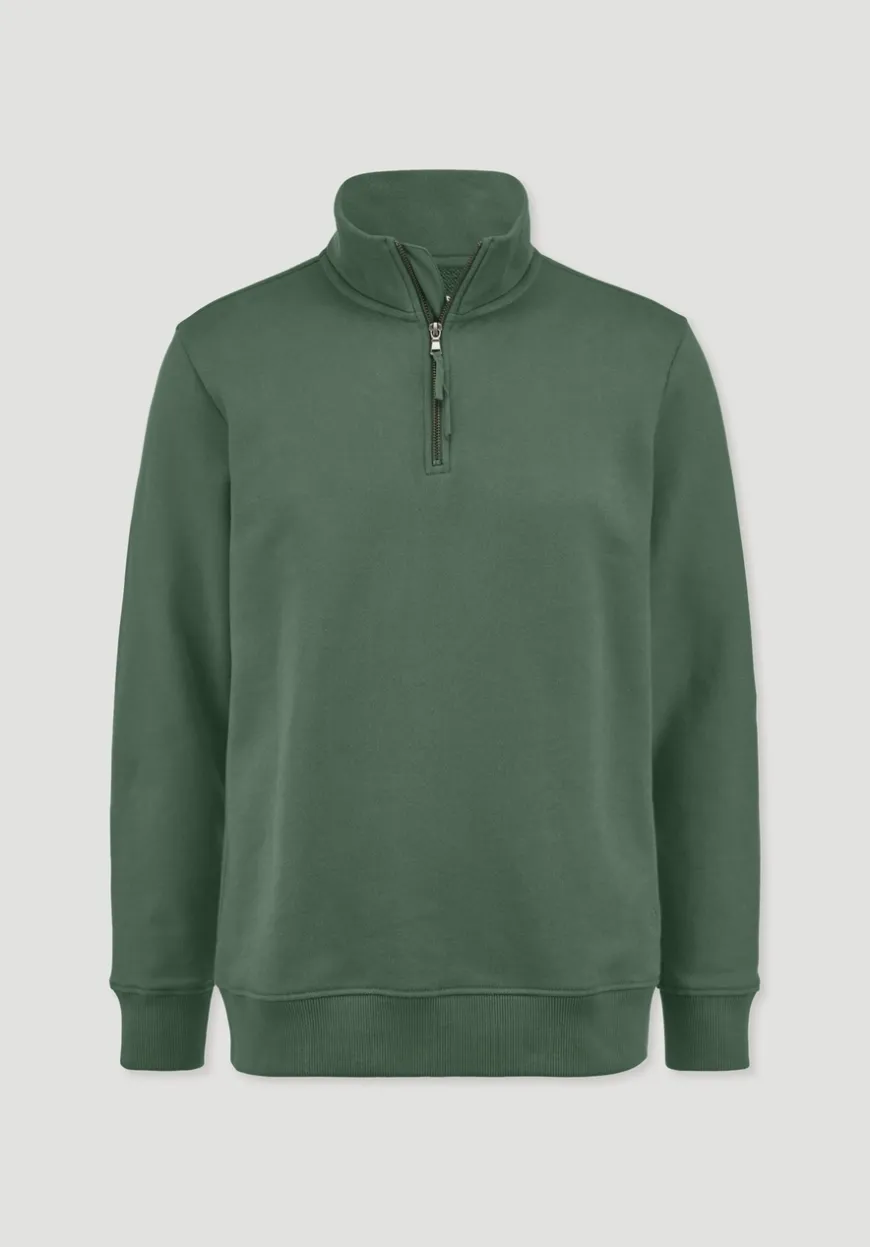 hessnatur Sweat Troyer Regular BETTER RECYCLING aus reiner Bio-Baumwolle von|Herren Sweatshirts|Sweat
