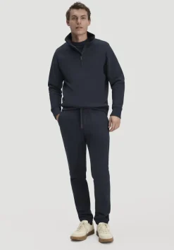 hessnatur Sweat Troyer Regular BETTER RECYCLING aus reiner Bio-Baumwolle von|Herren Sweatshirts|Sweat