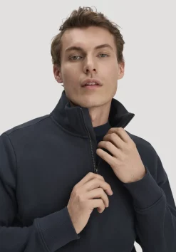 hessnatur Sweat Troyer Regular BETTER RECYCLING aus reiner Bio-Baumwolle von|Herren Sweatshirts|Sweat