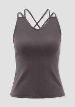 hessnatur Top Fitted ACTIVE COMFORT aus Bio-Baumwolle von|Damen Shirts & Tops|Yoga & Activewear