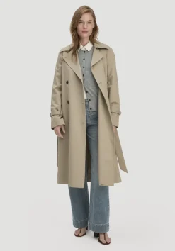 hessnatur Trenchcoat Relaxed NATURE SHELL aus reiner Bio-Baumwolle von|Damen Jacken & Mäntel