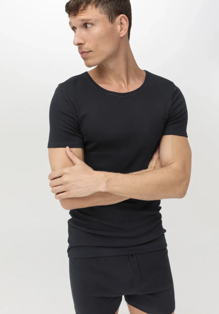 hessnatur T-Shirt im 2er-Pack PURE NATURE aus reiner Bio-Baumwolle von|Herren Oberteile|Unterhemden