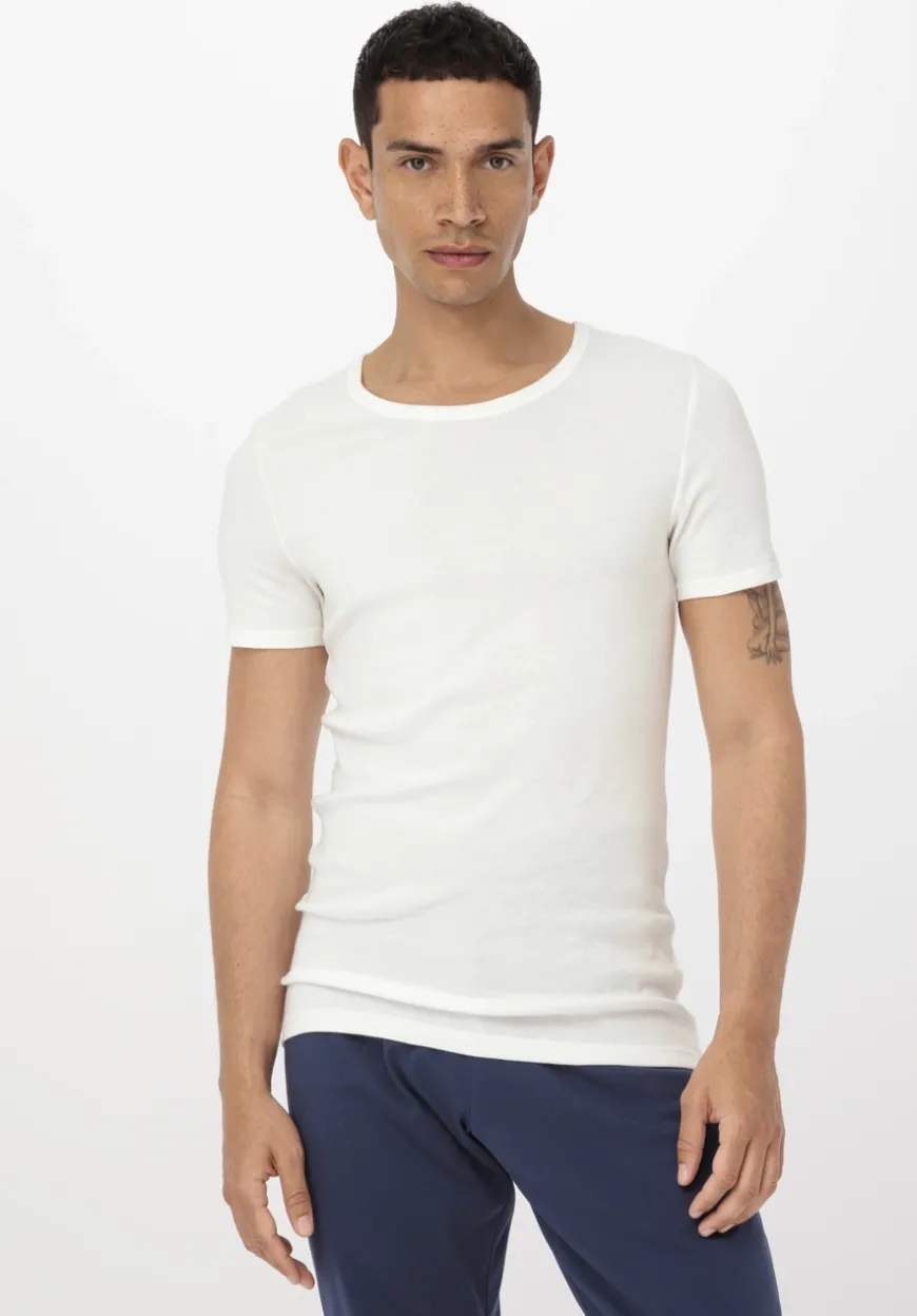 hessnatur T-Shirt im 2er-Pack PURE NATURE aus reiner Bio-Baumwolle von|Herren Oberteile|Unterhemden