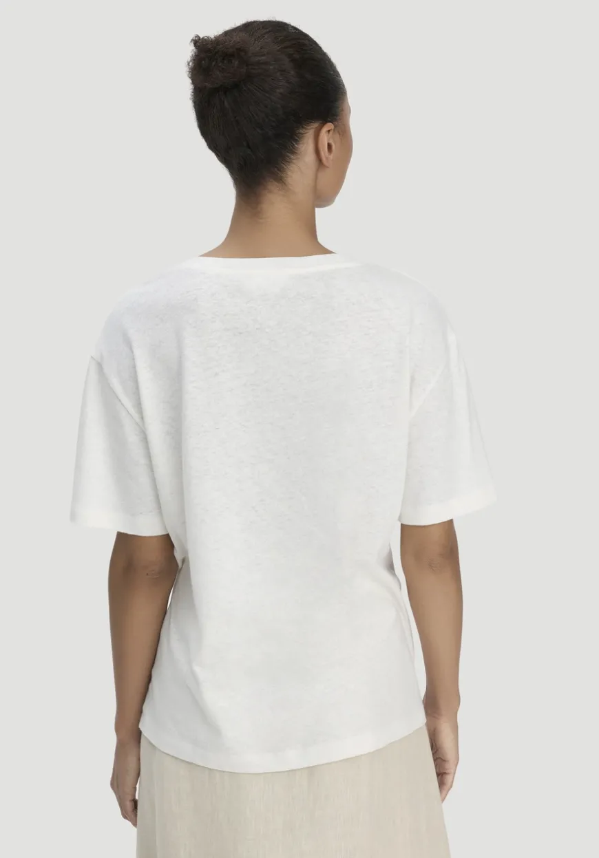 hessnatur T-Shirt Oversize aus Leinen und Bio-Baumwolle von|Damen Shirts & Tops