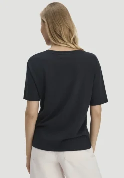 hessnatur T-Shirt Oversize aus Leinen und Bio-Baumwolle von|Damen Shirts & Tops