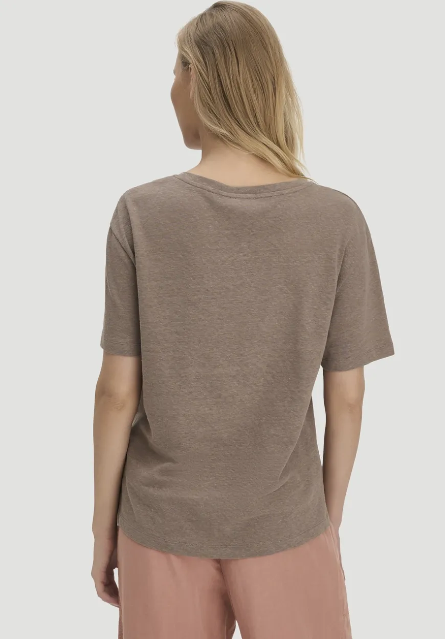 hessnatur T-Shirt Oversize aus Leinen und Bio-Baumwolle von|Damen Shirts & Tops