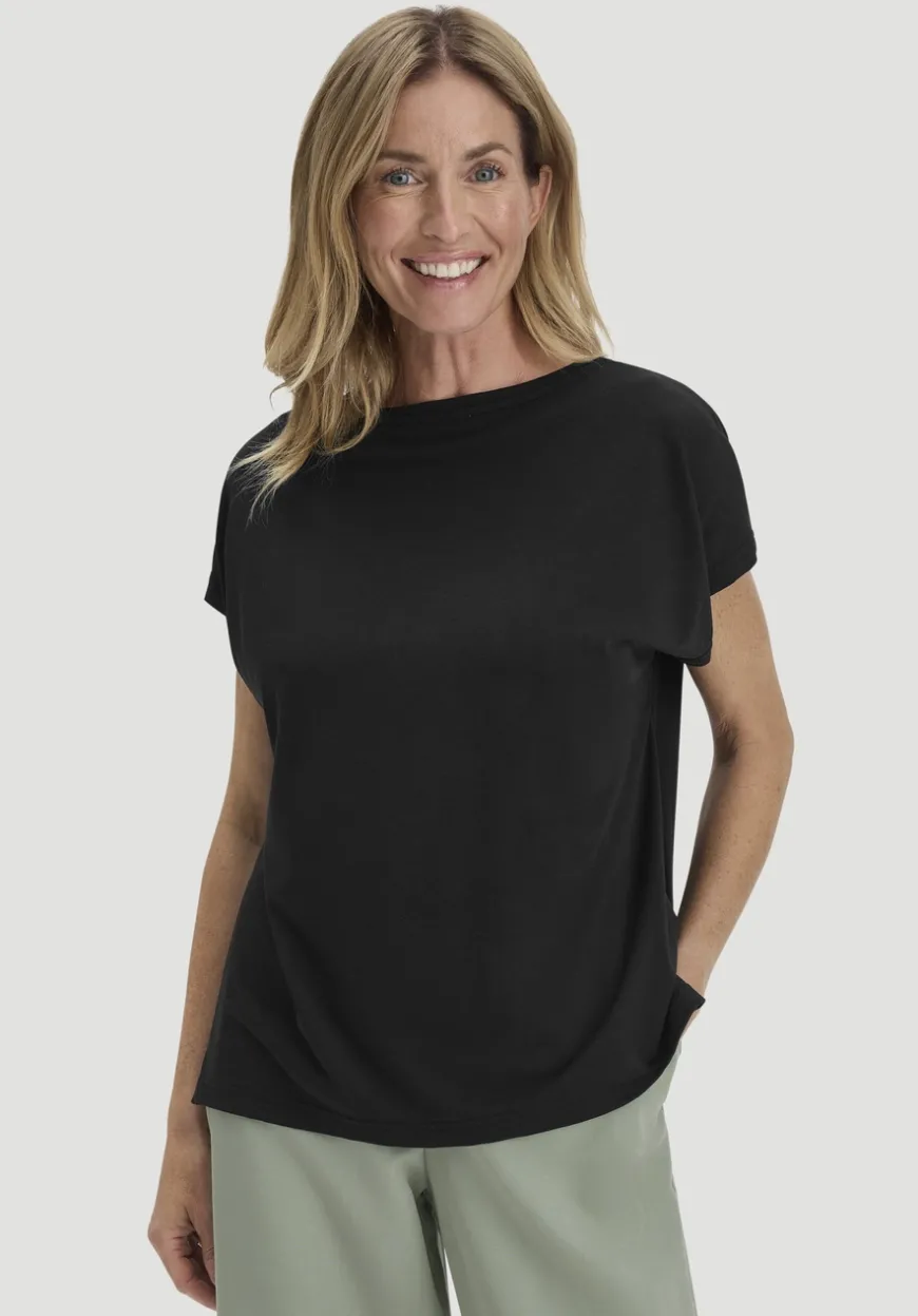 hessnatur T-Shirt Oversize aus TENCEL™ Lyocell mit Bio-Baumwolle von|Damen Shirts & Tops