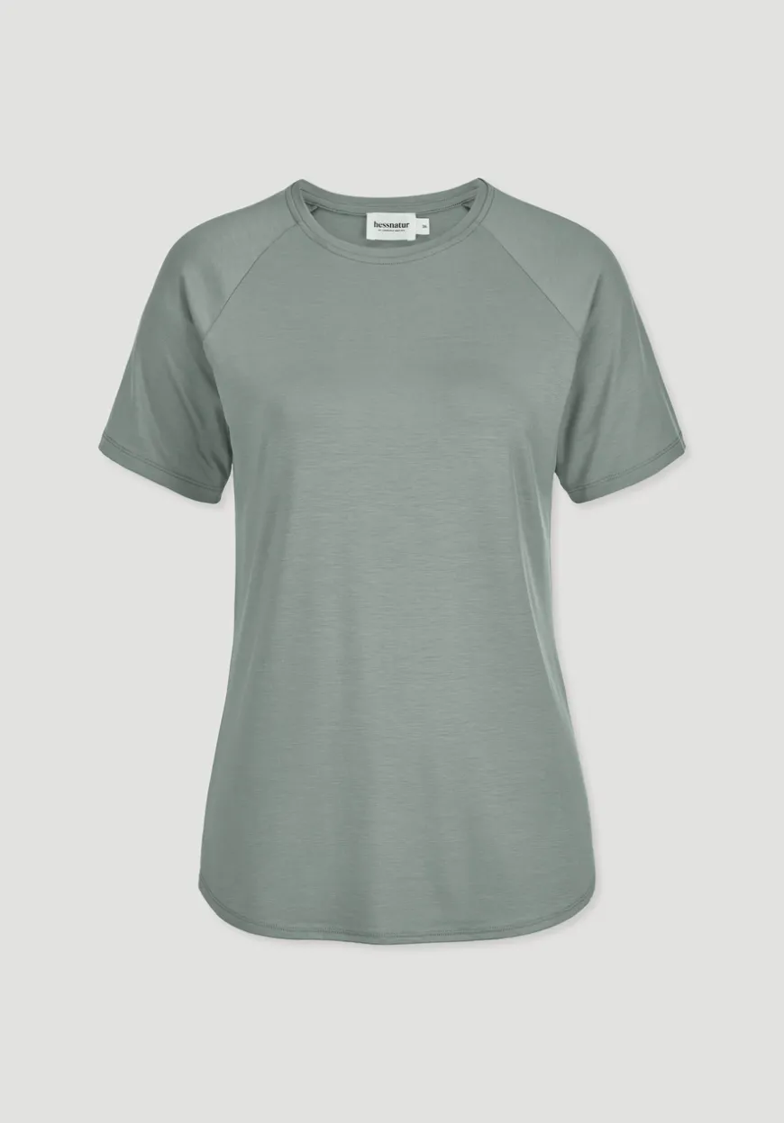 hessnatur T-Shirt Regular ACTIVE COMFORT aus TENCEL™ Lyocell von|Damen Shirts & Tops|Yoga & Activewear