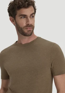 hessnatur T-Shirt Regular aus Leinen und Bio-Baumwolle von|Herren T-Shirts