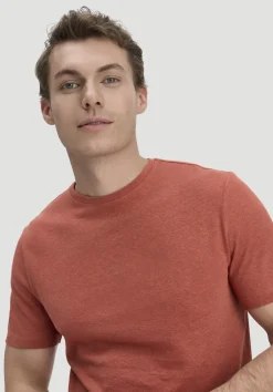 hessnatur T-Shirt Regular aus Leinen und Bio-Baumwolle von|Herren T-Shirts