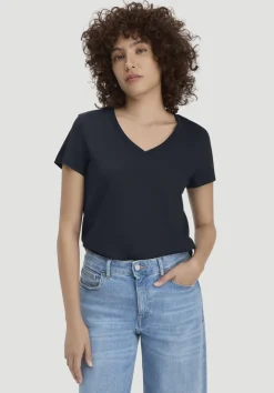 hessnatur T-Shirt Regular aus Regenerative Organic Cotton (ROC) von|Damen Shirts & Tops