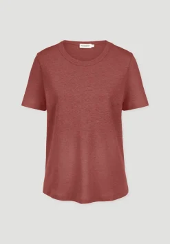 hessnatur T-Shirt Relaxed aus Leinen und Bio-Baumwolle von|Damen Shirts & Tops