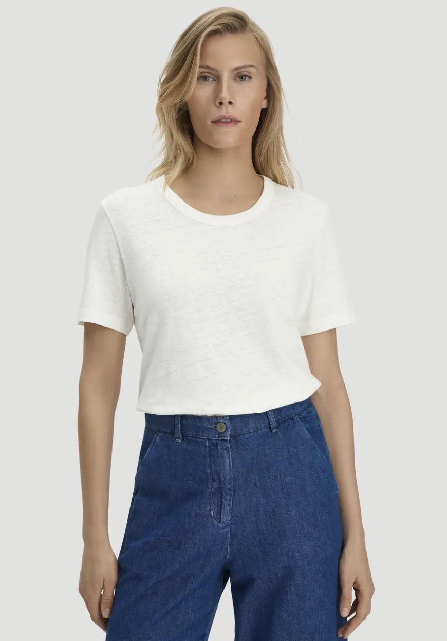 hessnatur T-Shirt Relaxed aus Leinen und Bio-Baumwolle von|Damen Shirts & Tops