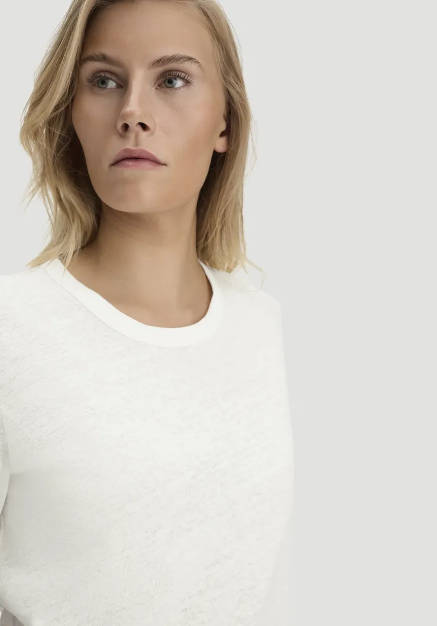 hessnatur T-Shirt Relaxed aus Leinen und Bio-Baumwolle von|Damen Shirts & Tops