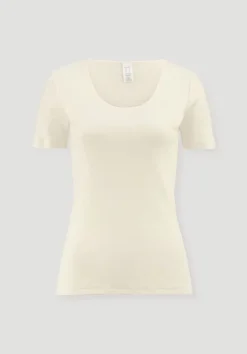 hessnatur T-Shirt Rundhals PURE E aus reiner Bio-Baumwolle von|Damen Unterhemden|Unterhemden