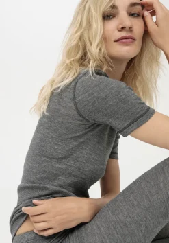 hessnatur T-Shirt SILK & WARM TOUCH mit Bio-Merinowolle und Seide von|Damen Unterhemden|Unterhemden