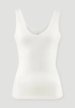 hessnatur V-Neck Tanktop PURE BALANCE aus Bio-Baumwolle und TENCEL™ Modal von|Damen Unterhemden|Unterhemden