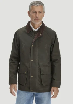hessnatur Wachsjacke Regular aus reiner Bio-Baumwolle von|Herren Jacken & Mäntel