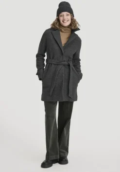 hessnatur Walk Mantel Regular aus reiner Bio-Merinowolle von|Damen Jacken & Mäntel