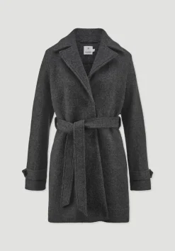 hessnatur Walk Mantel Regular aus reiner Bio-Merinowolle von|Damen Jacken & Mäntel