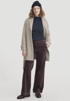 hessnatur Walk Mantel Regular aus reiner Bio-Merinowolle von|Damen Jacken & Mäntel