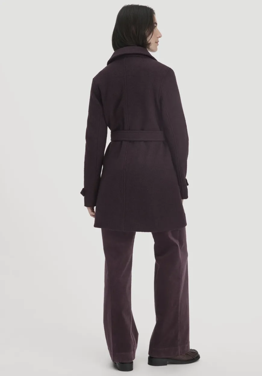 hessnatur Walk Mantel Regular aus reiner Bio-Merinowolle von|Damen Jacken & Mäntel