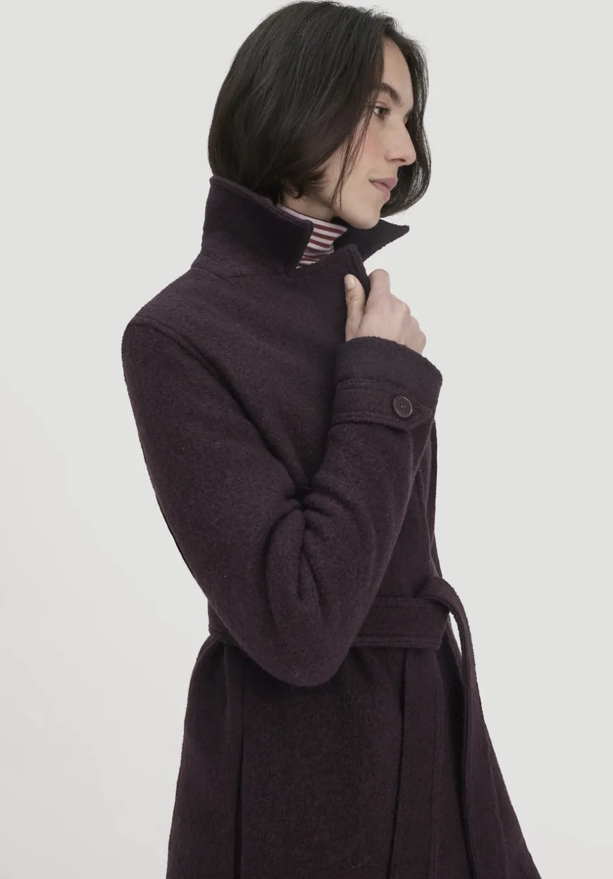 hessnatur Walk Mantel Regular aus reiner Bio-Merinowolle von|Damen Jacken & Mäntel