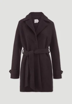 hessnatur Walk Mantel Regular aus reiner Bio-Merinowolle von|Damen Jacken & Mäntel