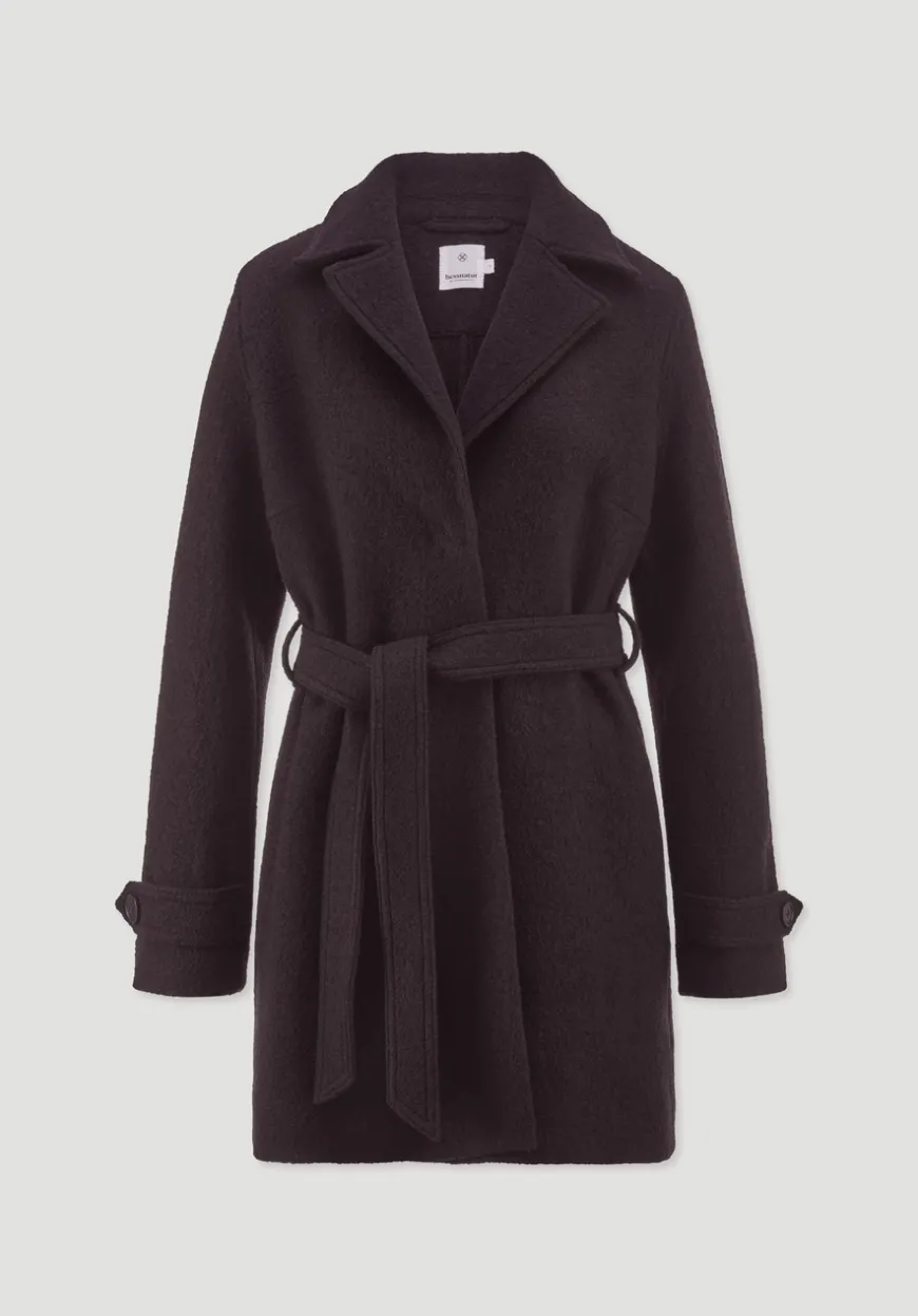 hessnatur Walk Mantel Regular aus reiner Bio-Merinowolle von|Damen Jacken & Mäntel