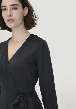 hessnatur Wickelkleid Knöchellang Regular aus reiner LENZING™ ECOVERO™ Viskose von|Damen Kleider & Röcke