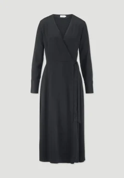 hessnatur Wickelkleid Knöchellang Regular aus reiner LENZING™ ECOVERO™ Viskose von|Damen Kleider & Röcke