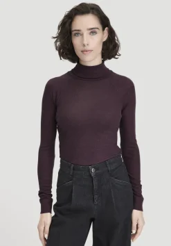 hessnatur Wolle-Mix Longlseeve Fitted aus Bio-Merinowolle und TENCEL™ Lyocell von|Damen Shirts & Tops