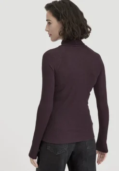 hessnatur Wolle-Mix Longlseeve Fitted aus Bio-Merinowolle und TENCEL™ Lyocell von|Damen Shirts & Tops