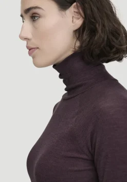 hessnatur Wolle-Mix Longlseeve Fitted aus Bio-Merinowolle und TENCEL™ Lyocell von|Damen Shirts & Tops