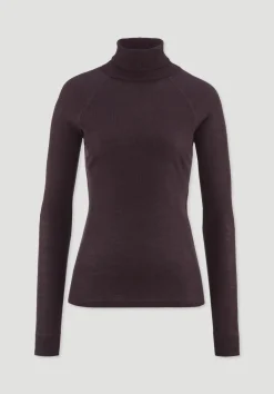 hessnatur Wolle-Mix Longlseeve Fitted aus Bio-Merinowolle und TENCEL™ Lyocell von|Damen Shirts & Tops