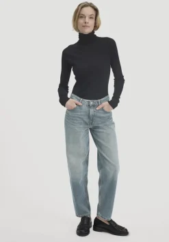 hessnatur Wolle-Mix Longlseeve Fitted aus Bio-Merinowolle und TENCEL™ Lyocell von|Damen Shirts & Tops