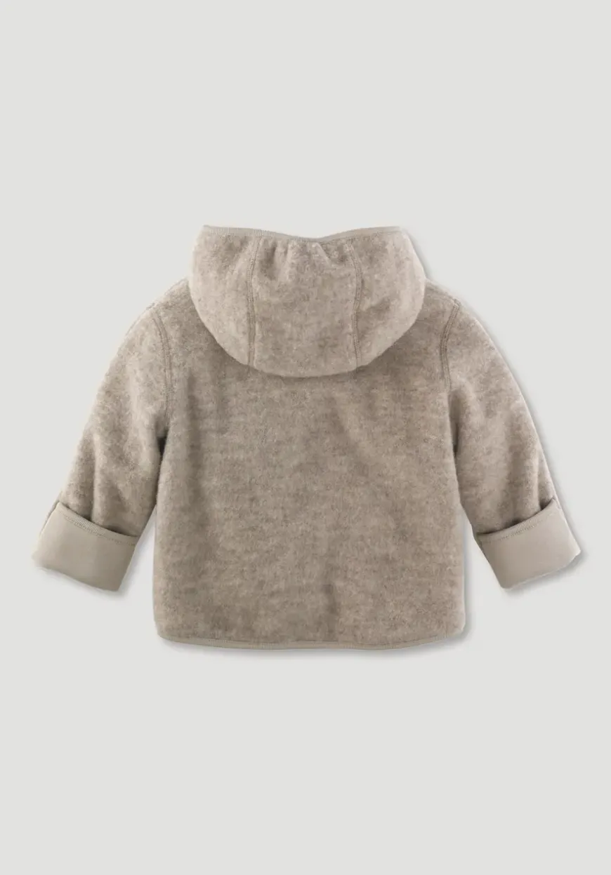 hessnatur Wollfleece Jacke aus reiner Bio-Merinowolle von| Fleece|Jacken