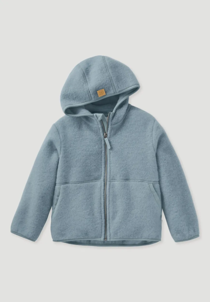 hessnatur Wollfleece Jacke aus reiner Bio-Merinowolle von| Fleece|Jacken & Westen
