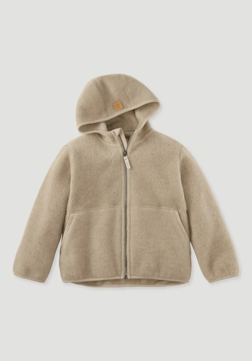hessnatur Wollfleece Jacke aus reiner Bio-Merinowolle von| Fleece|Jacken & Westen
