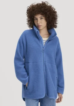 hessnatur Wollfleece Jacke Oversized aus reiner Bio-Merinowolle von|Damen Jacken & Mäntel|Fleece