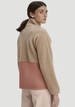 hessnatur Wollfleece Jacke Relaxed aus Bio-Merinowolle mit Bio-Baumwolle von|Damen Jacken & Mäntel|Fleece