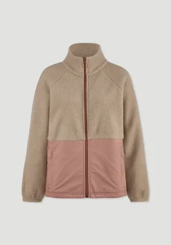 hessnatur Wollfleece Jacke Relaxed aus Bio-Merinowolle mit Bio-Baumwolle von|Damen Jacken & Mäntel|Fleece