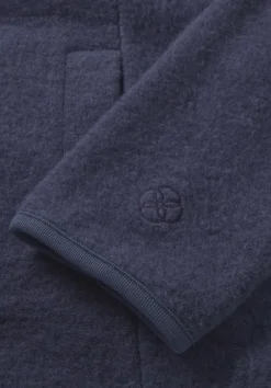 hessnatur Wollfleece Kapuzen-Jacke Regular aus Bio-Merinowolle und Bio-Baumwolle von|Damen Jacken & Mäntel|Fleece