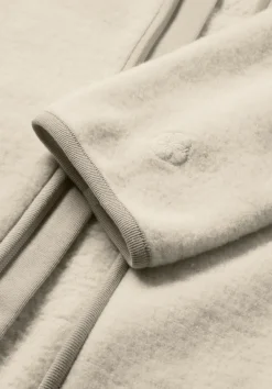 hessnatur Wollfleece Kapuzen-Jacke Regular aus Bio-Merinowolle und Bio-Baumwolle von|Damen Jacken & Mäntel|Fleece
