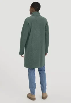 hessnatur Wollfleece Mantel Regular aus reiner Bio-Merinowolle von|Damen Jacken & Mäntel|Fleece