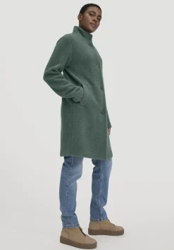 hessnatur Wollfleece Mantel Regular aus reiner Bio-Merinowolle von|Damen Jacken & Mäntel|Fleece